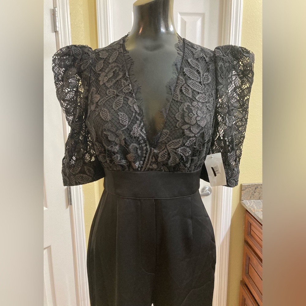 NWT ADELYN RAE Black Jumpsuit Size XS - Picture 4 of 15